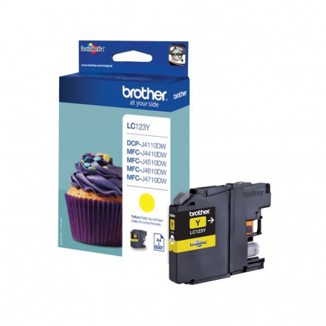 Brother LC123Y | Ink Cartridge | Yellow
