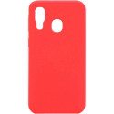 Evelatus kaitseümbris Samsung Galaxy A40 Nano Silicone Case Soft Touch TPU, punane
