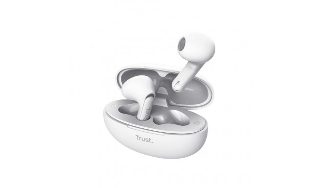 Trust HEADSET EARPHONES YAVI BT ENC/WHITE 25173