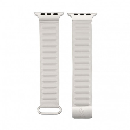 Connect Watch 38/40/41mm cortical back buckle magnetic suction Watch Straps Starlight