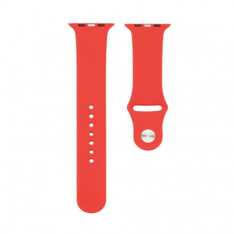 Connect Watch 42/44/45mm Silicone Loop Watch Strap (140mm M/L) Red
