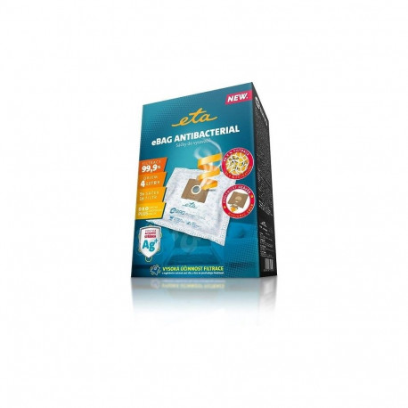 ETA Vacuum cleaner bags Antibacterial 960068020 Suitable for all , Gallet bagged vacuum cleaners and