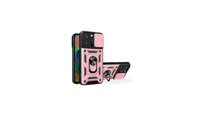 iLike - iPhone 14 Pro Max Armor Camshield case Pink