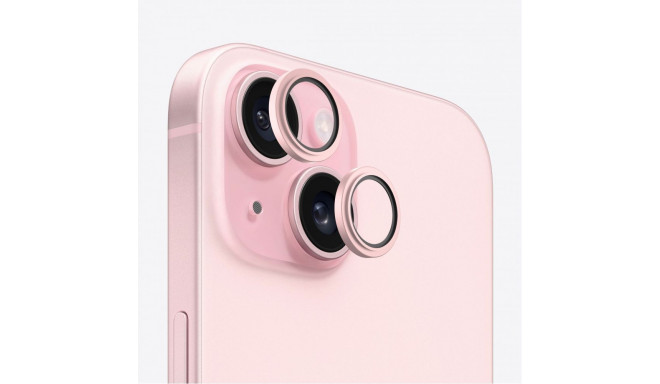 Evelatus Apple iPhone 15 Camera Lens Protector Armor Pink