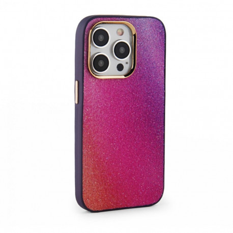 iLike Apple iPhone 14 Pro Print Desire Customized Diamonds Case Purple