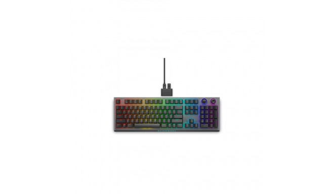 Dell Alienware Tri-Mode AW920K Wireless Gaming Keyboard, RGB LED light, US, Wireless, Dark Side of t