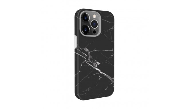 Evelatus Apple iPhone 15 Pro Max Premium Silicone case Customized Print Black