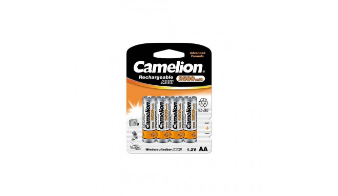 Camelion AA/HR6, 2500 mAh, Rechargeable Batteries Ni-MH, 4 pc(s)