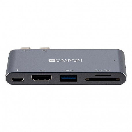 Canyon DS-5 Multiport Docking Station with 5 port Space Gray