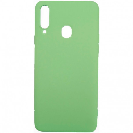 Evelatus Samsung Galaxy A20s Nano Silicone Case Soft Touch TPU Green