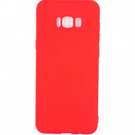 Evelatus Samsung Galaxy S8 Plus Nano Silicone Case Soft Touch TPU Red