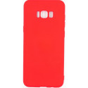Evelatus Samsung Galaxy S8 Plus Nano Silicone Case Soft Touch TPU Red