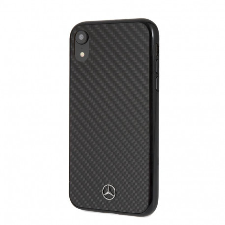 Mercedes-Benz Apple iPhone XR Hard Case Real Carbon Fiber Black