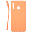 Evelatus Huawei P30 Lite Soft Touch Silicone Case with Strap Pink