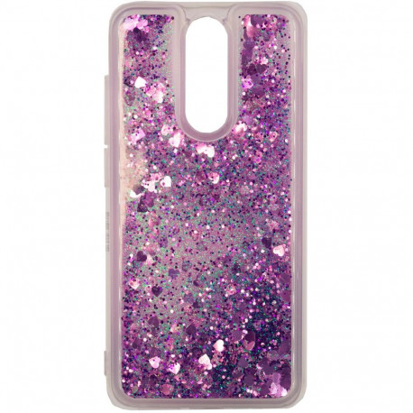 Evelatus Xiaomi Redmi 8 Shining Quicksand Case Purple
