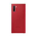 Samsung Galaxy Note 10 Leather Cover case Red