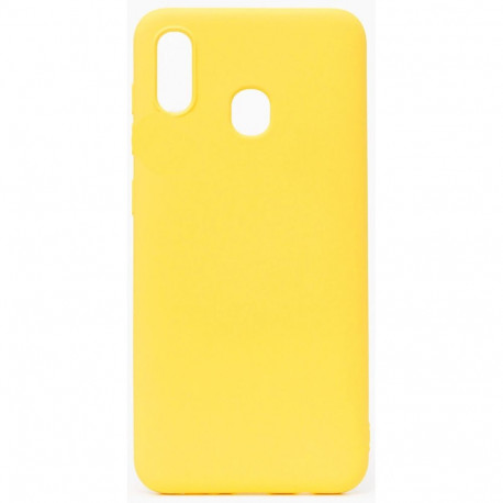 Evelatus Samsung Galaxy A20E Nano Silicone Case Soft Touch TPU Yellow