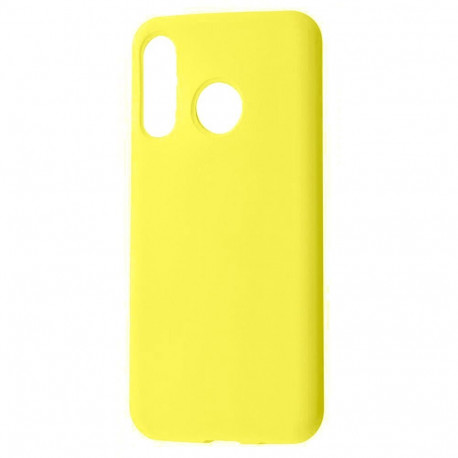 Evelatus Huawei P30 Lite Premium Soft Touch Silicone Case Light Yellow