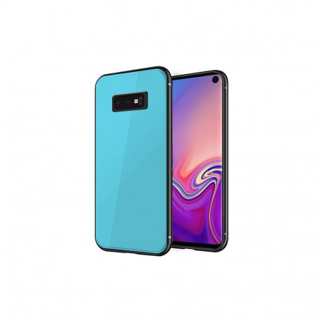 GreenGo Samsung Galaxy S10E GLASS Case Blue