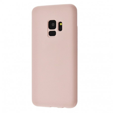 Evelatus Samsung Galaxy S9 Plus Premium Soft Touch Silicone Case Pink Sand