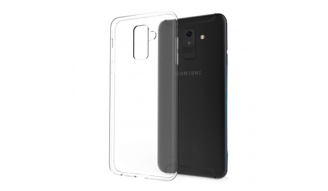 Evelatus Samsung Galaxy A6 Plus 2018 Clear Silicone Case 1.5mm TPU Transparent
