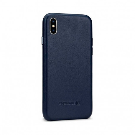 Evelatus - Leather case for Apple iPhone X Dark Blue