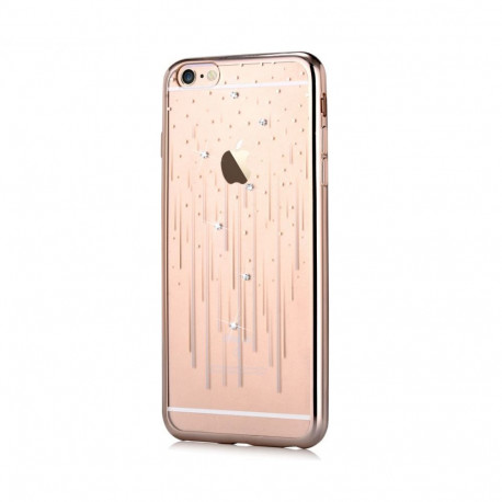 Devia Apple iPhone 7 Plus / 8 Plus Crystal Meteor soft case Champagne Gold