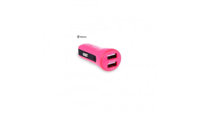 Baseus Universal Tiny Car Charger CCALL-CR0R Pink