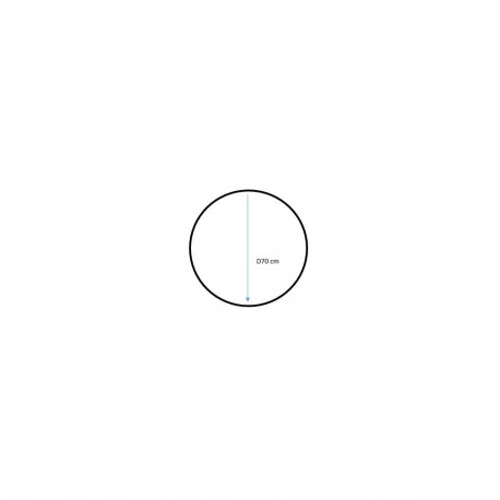 MIRROR HUNG OVAL OMBRA 70CM