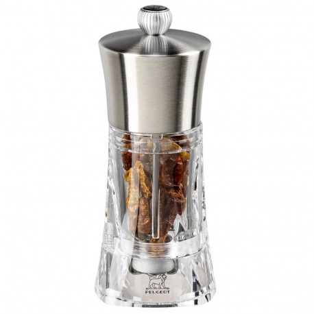 Peugeot OUESSANT Chili veskikivi roostevaba teras/läbipaistev 14 cm