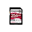 Kingston Technology 256GB Canvas React Plus SDXC UHS-II 300R/260W U3 V90 Full HD/4K/8K jaoks