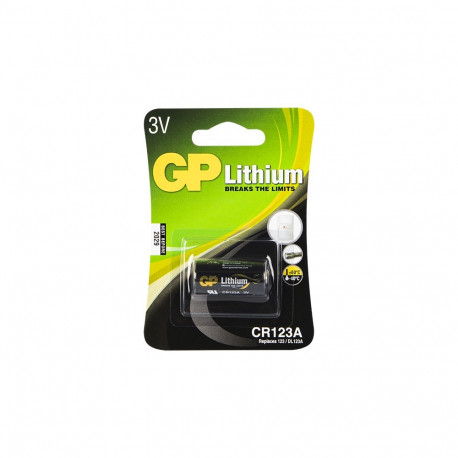 82-531# Bateria litowa 3v cr123a gp blister 16,8x34,5mm