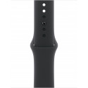 Apple Watch 11 GPS + Cellular 42mm Sport Band M/L, jet black/black (MF854ET/A)