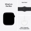 Apple Watch 11 GPS 46mm Sport Band S/M, jet black/black (MEUW4ET/A)