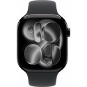 Apple Watch 11 GPS 46mm Sport Band S/M, jet black/black (MEUW4ET/A)