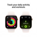Apple Watch 11 GPS 42mm Sport Band M/L, rose gold/light blush (MEU44ET/A)