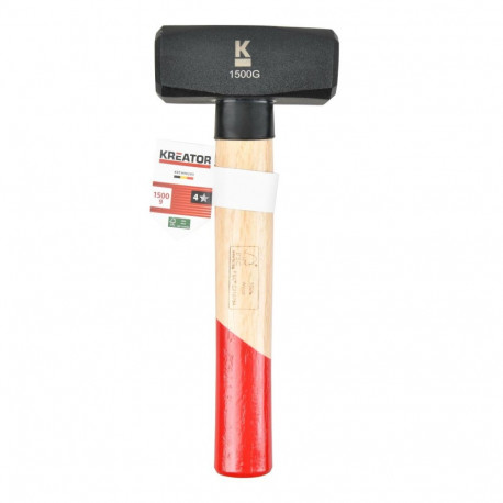 Kreator vasar KRTH90203, 1.5kg, 110x45mm, C45 sepistatud terasest, FSC sertifitseeritud puit, 232mm