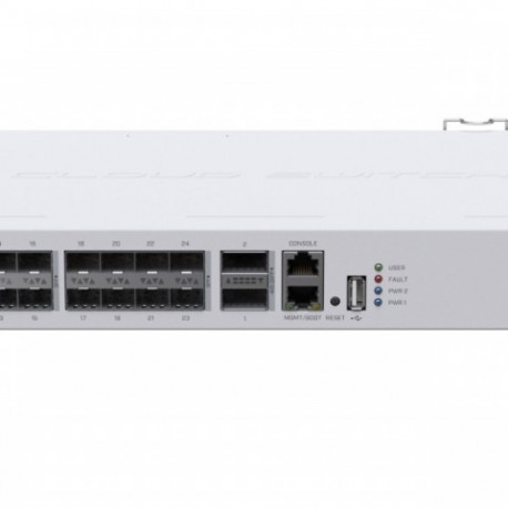 MikroTik Switch 24xSFP+ 2xQSFP+ CRS326-24S+2Q+R
