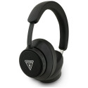 Over-ear kõrvaklapid Guess Bluetooth ENC Saffiano Triangle Logo must
