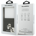 Karl Lagerfeld Saffiano Karl&Choupette Pin ümbris Samsung Galaxy Z Flip7 must