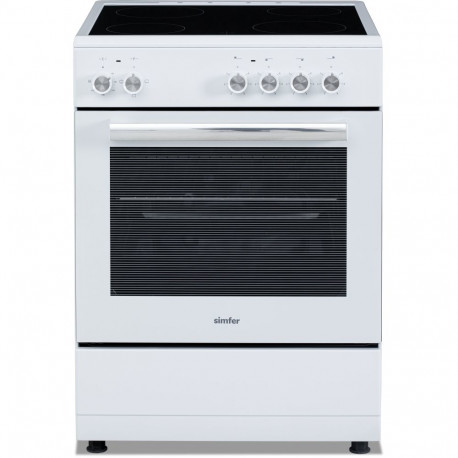 Simfer pliit 6043SEDBB elektriline ahi 60cm 60cm (toitekaabel ei kuulu komplekti), valge
