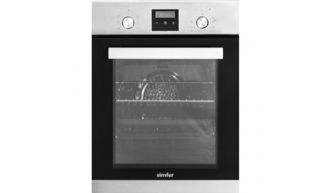 Simfer 4207BERIM.1 47 l multifunktsionaalne käsitsi väljatõmmatavate nuppudega ahju kõrgus 54,1 cm l
