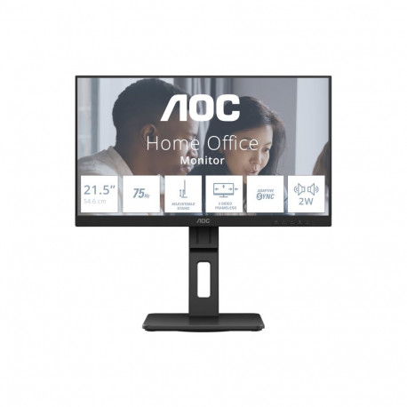 AOC 22E2UMF 21.5" VA FHD 16:9 75 Hz 4 ms 1920 x 1080 pikslit 250 cd/m² must