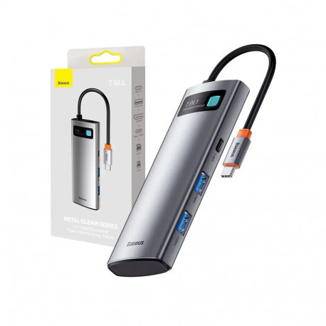 Baseus 7in1 USB-C jaotur 2x USB 3.0 + HDMI + 2x USB-C + microSD/SD