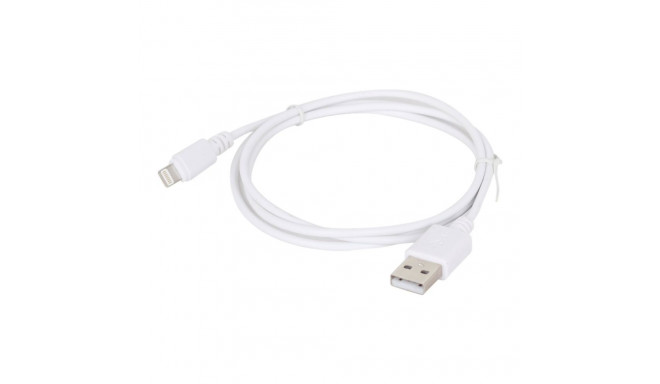 Cablexpert | 8-pin sünkroonimis- ja laadimiskaabel, valge, 1 m