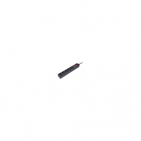 Surge Protector SPG5-C-10/ 3 m/ 5 Sockets/ Black