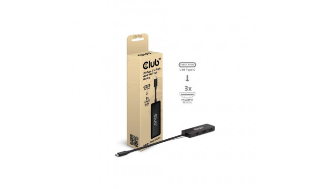 I/O HUB USB-C HDMI TRIPLE/CSV-1554 CLUB3D
