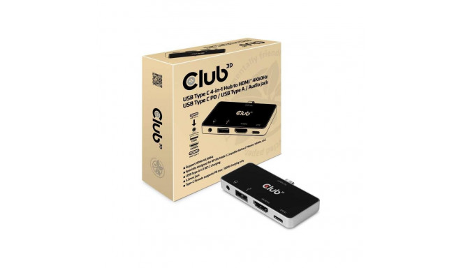 I/O HUB 4IN1 USB-C TO HDMI/100W CSV-1591 CLUB3D