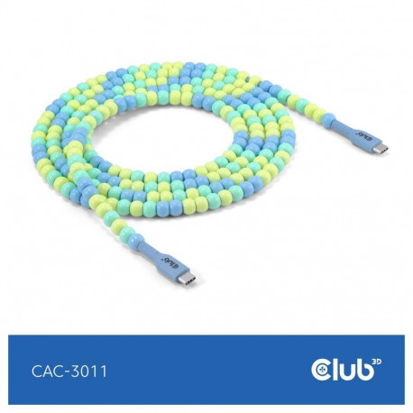 CABLE USB-C TO USB-C/BLUE CAC-3011 CLUB3D