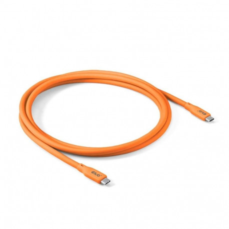 CABLE USB-C TO USB-C 2M/M/M ORANGE CAC-3000 CLUB3D